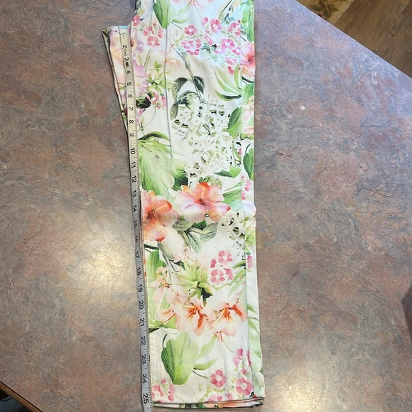 Brooks Brothers Natalie Fit Floral Green Pants 8 - Picture 15 of 15